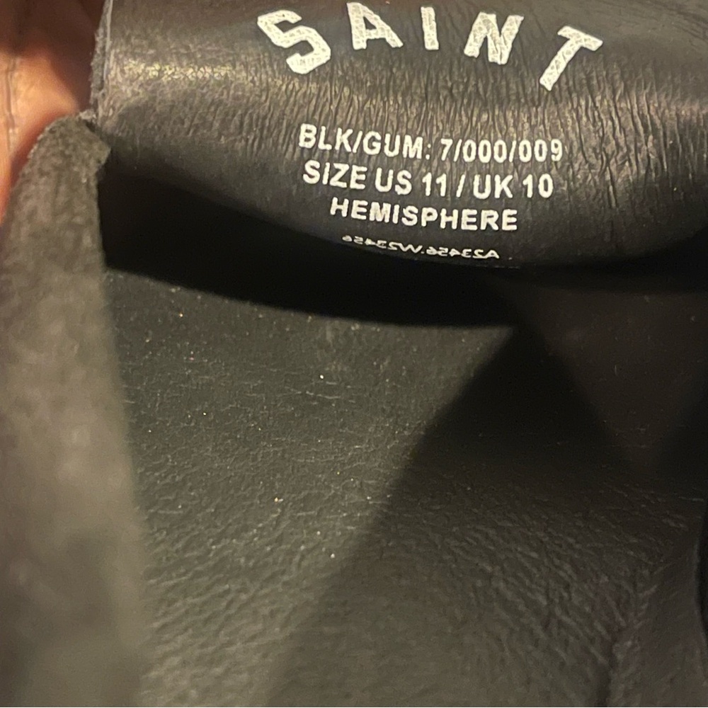 Saint Morta slip on suede shoes mens 11 NWOB black - Picture 7 of 7